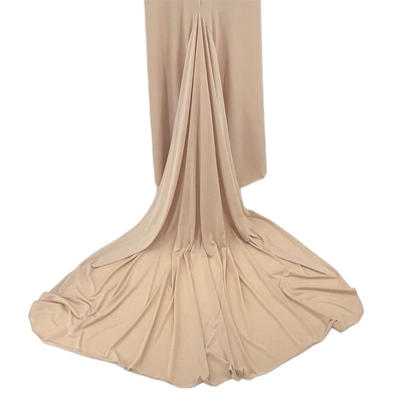 Anyutas Couture Custom Maternity Photoshoot Dress with Train Med/Lrg Champagne - Picture 4 of 11